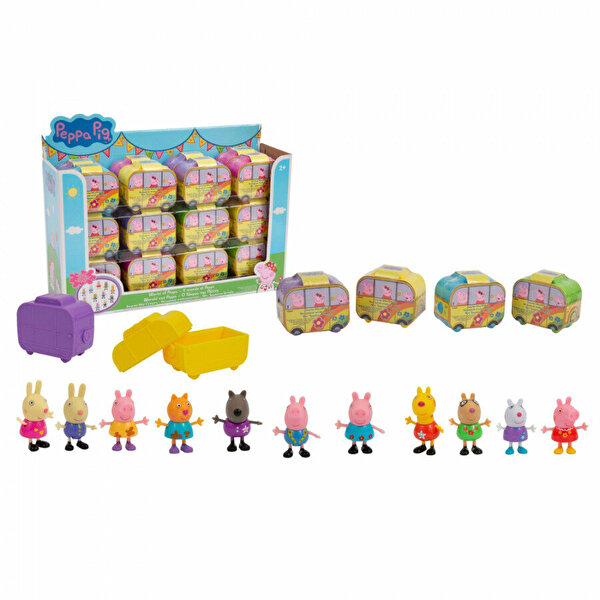 Peppa Pig Mini Campers Sürpriz Figürler Mavi
