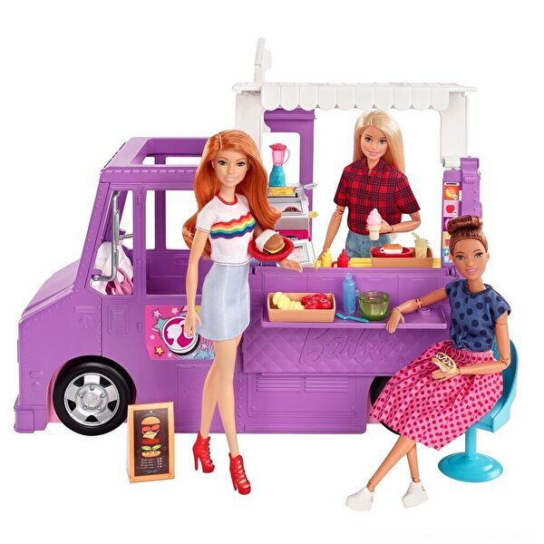 Barbie'nin Yemek Arabası Oyun Seti GMW07