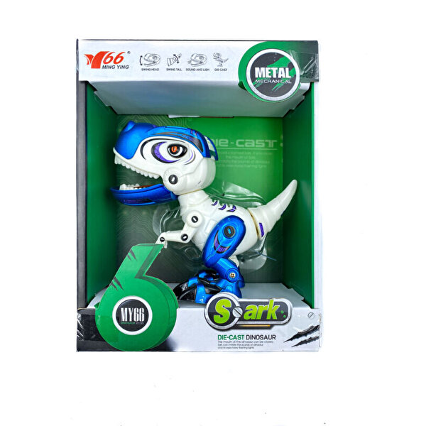 Işıklı ve Sesli Die Cast Mavi Dinozor