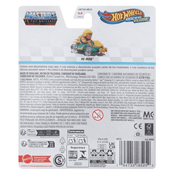 Hot Wheels RacerVerse Tekli Arabalar He-Man HRT39