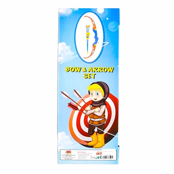 Kutulu Ok Yay Seti Turuncu Mavi