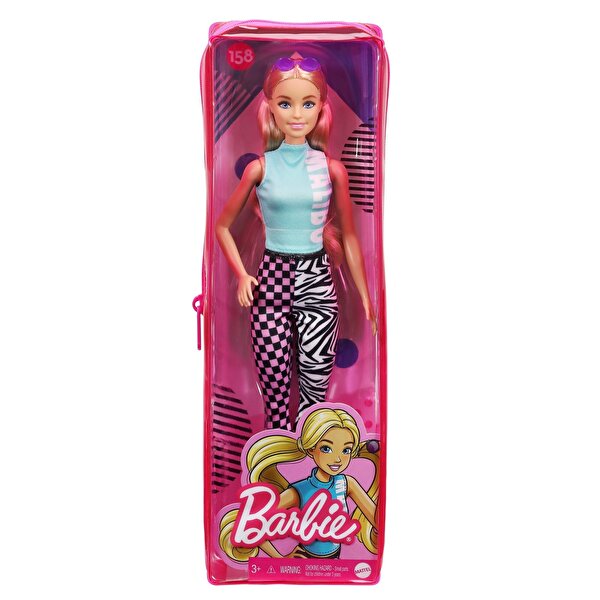 Barbie Büyüleyici Parti Bebekleri Zebra Desenli Taytlı GRB50