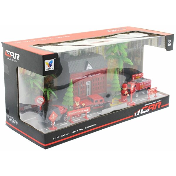 Aksesuarlı Metal İtfaiye Seti