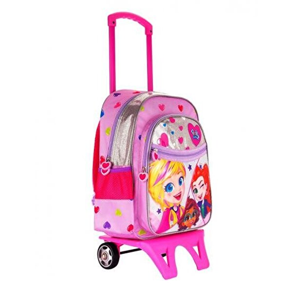 Polly Pocket Çekçekli Okul Çantası 10523