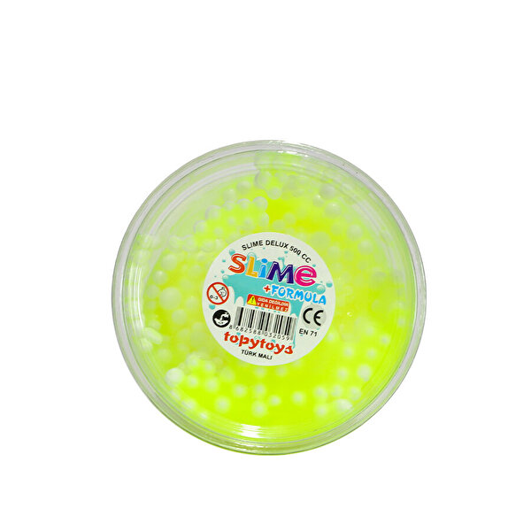 Slime Delux Büyük Köpüklü Sarı 500 ml.