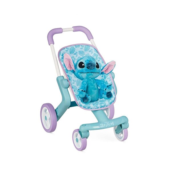 Smoby Stitch Bebek Arabası ve Peluş Oyuncak 25 Cm