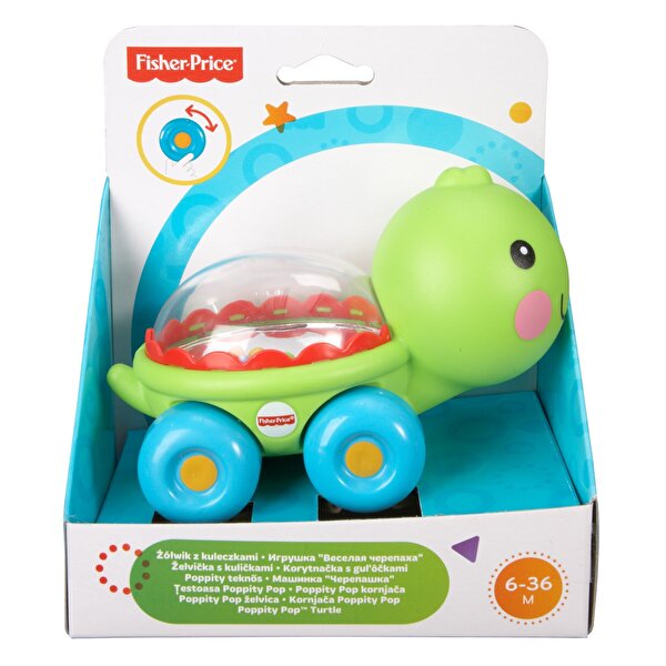 Fisher Price Poppity Araçlar Yeşil Kaplumbağa (BFH75)