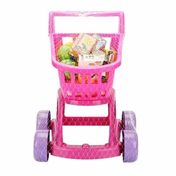 Market Alışveriş Arabası Pembe
