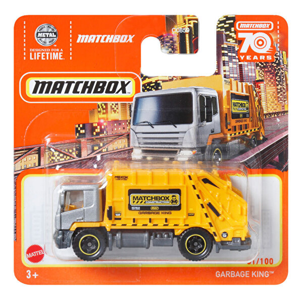 Matchbox Tekli Arabalar Garbage King HLD09