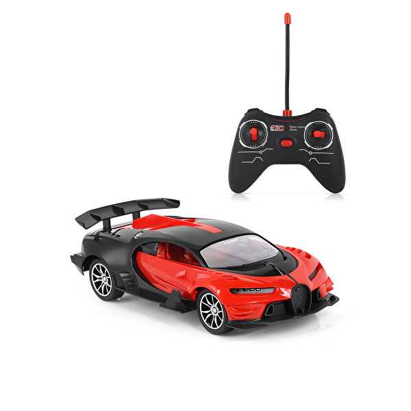 1:16 Ölçekli Uzaktan Kumandalı Kırmızı Bugatti