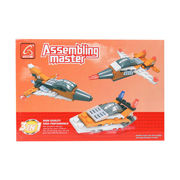 Ausini Assembling Hava Aracı Seti  62 Parça