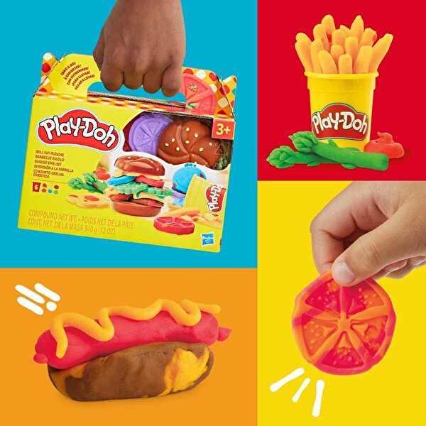 Play Doh Yiyecek Şekilleri Oyun Hamuru Barbekü Seti G1615