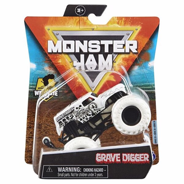 Monster Jam 1:64 Grave Digger Beyaz