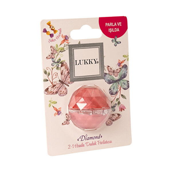 Lukky 2'si 1 Arada Pembe Simli Dudak Parlatıcısı