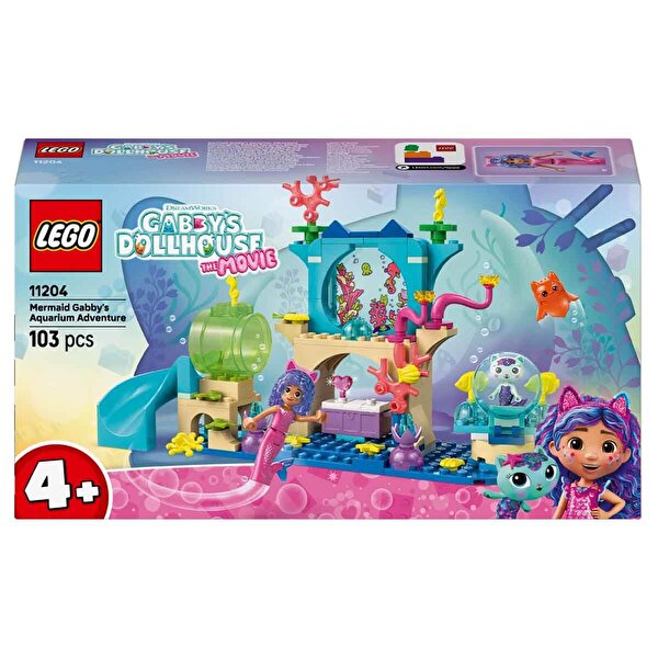 LEGO Gabby's Dollhouse Deniz Kızı Gabby'nin Akvaryum Macerası 11204