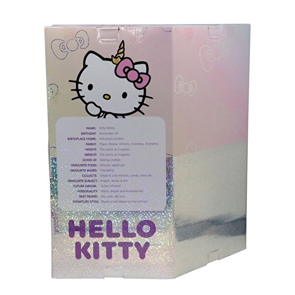 Hello Kitty Unicorn Kostümlü Peluş