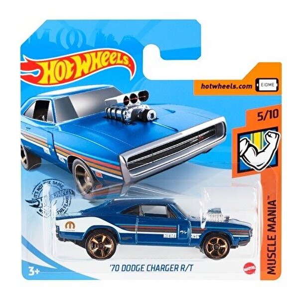 Hot Wheels Tekli Araba '70 Dodge Charger R/T GHD07