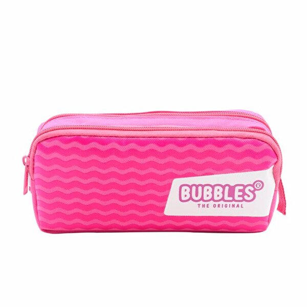 Bubbles Wave Kalem Çantası Fuşya