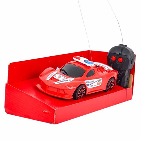 Uzaktan Kumandalı 2 Fonksiyonlu Jandarma Aracı Kırmızı