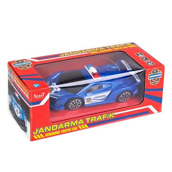 Uzaktan Kumandalı 2 Fonksiyonlu Jandarma Trafik Aracı Mavi