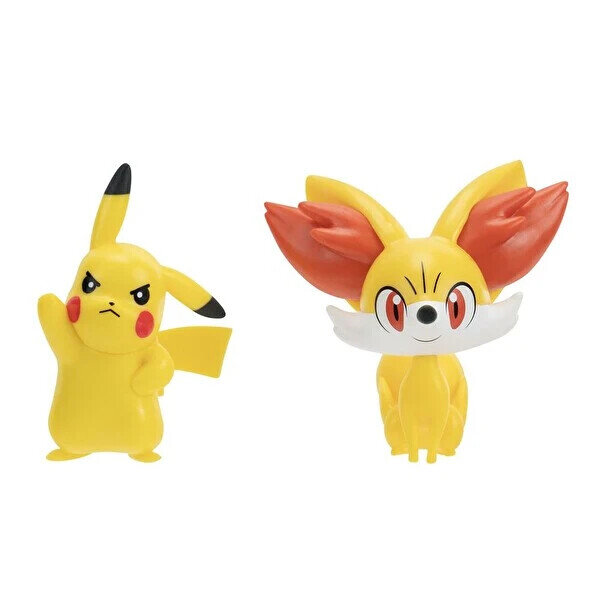 Pokemon Battle 2'li Figür Seti Pikachu ve Fennekin