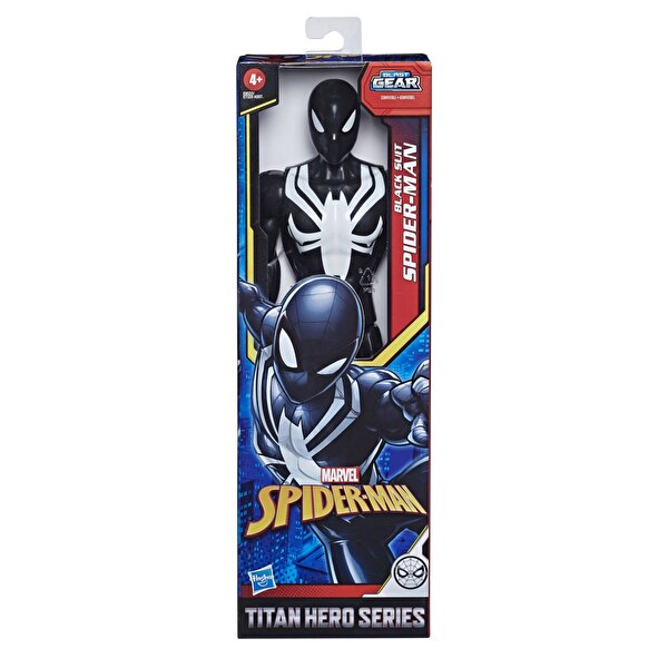 Spider-man Titan Hero Web Warriors Black Suit Spider-man Figür E8523