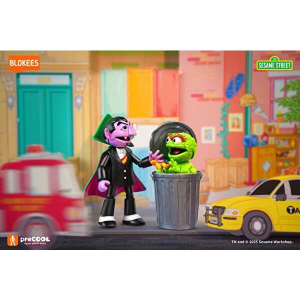 Blokees Sesame Street preCOOL S2 Figür Yapım Seti Oscar