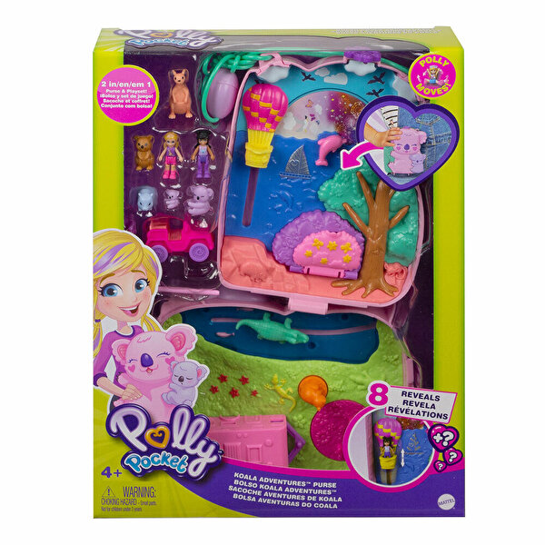 Polly Pocket Çanta Olabilen Micro Oyun Setleri Koala Maceraları GXC95