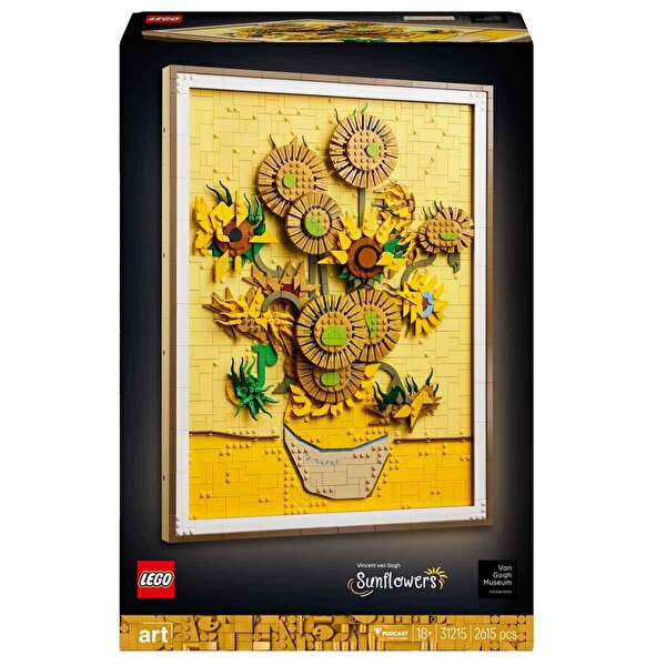 LEGO Art Vincent Van Gogh Ayçiçekleri 31215