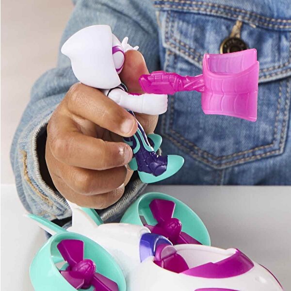 Spidey and His Amazing Friends Aksiyon Figürü ve Araç Seti Ghost-Spider G2459