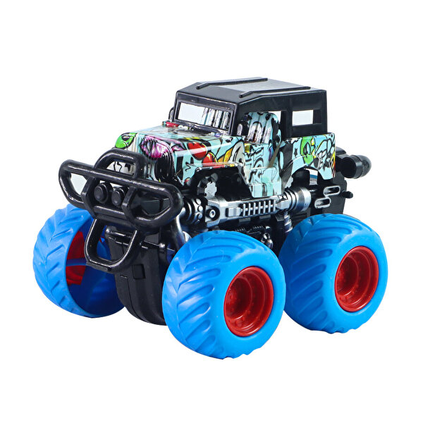 Dev Mavi Tekerli Minik Araç