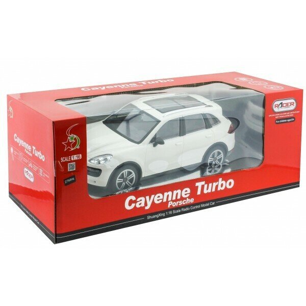 1:16 Ölçekli Uzaktan Kumandalı Beyaz Cayenne Turbo
