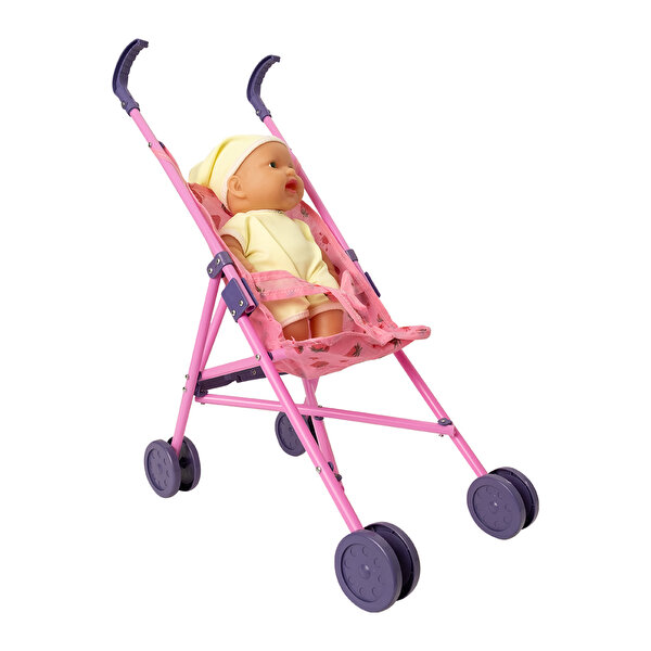 Baston Pusetli Bebek Yeşil Tulumlu