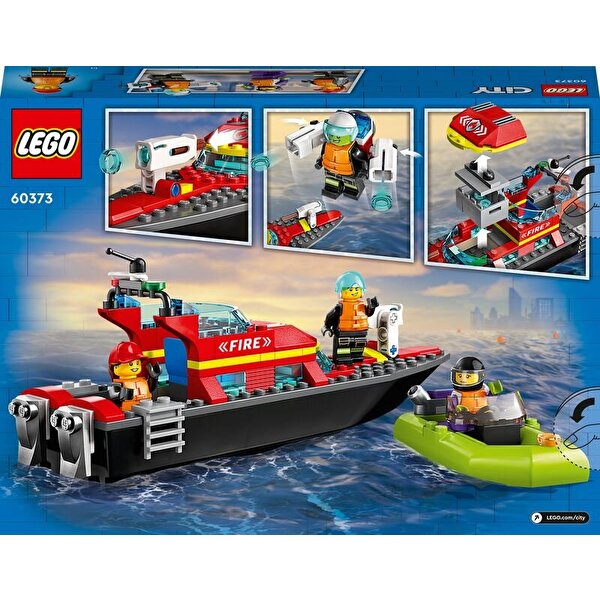 LEGO City İtfaiye Kurtarma Teknesi 60373