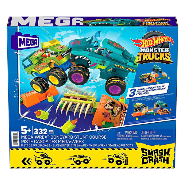 Mega Hot Wheels Mega Wrex Di̇nozor Kemi̇kli̇ Aksi̇yon Sahası