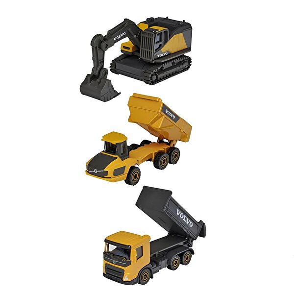 Majorette Volvo 3’lü İnşaat Araçları 2