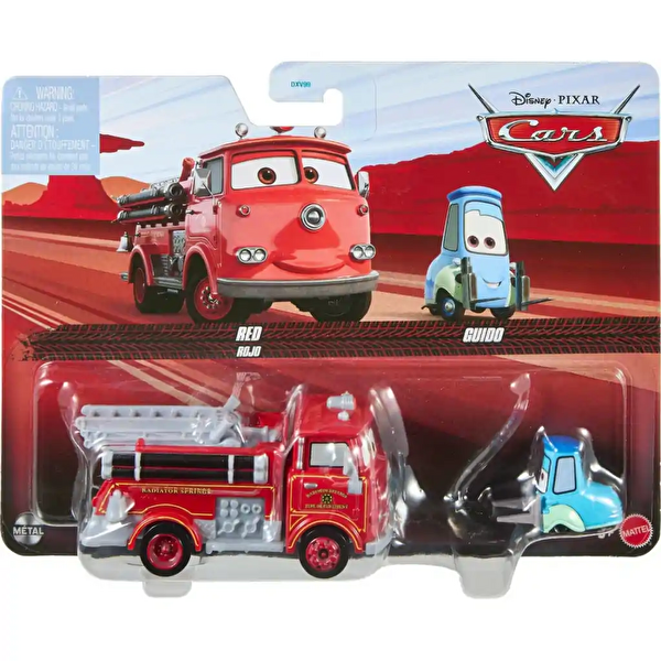 Cars İkili Karakter Araçlar Red–Guido JKW74