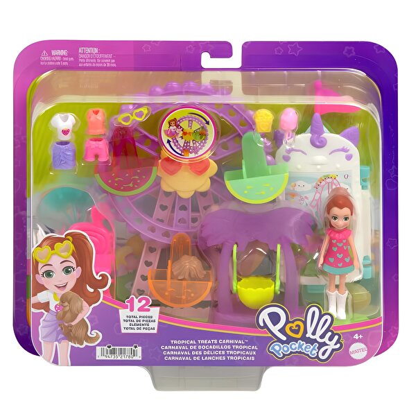 Polly Pocket Tropical Meyve Karnavalı Oyun Seti HWP25