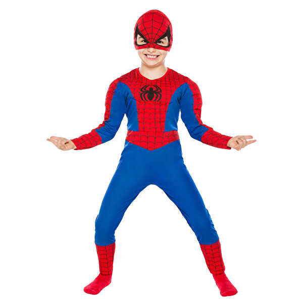 Spider Man Kaslı Kostüm 2-3 Yaş