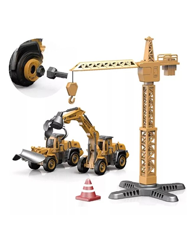 Vinç Silindir Kepçe Montaj İnşaat Seti