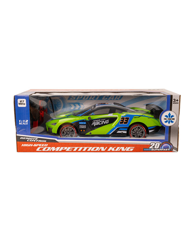 1:12 Uzaktan Kumandalı Yeşil Spor Araba