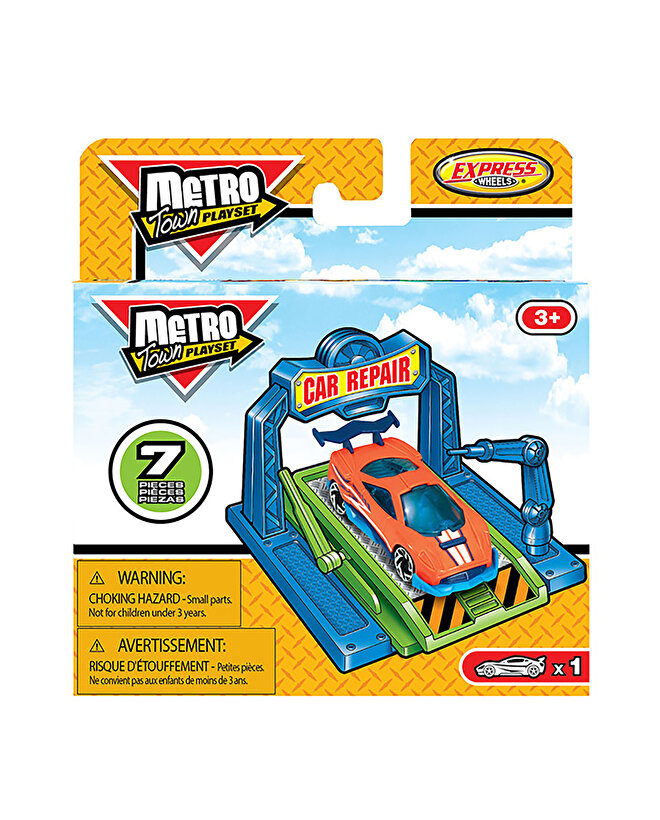 Express Wheels Metro Town Araba Oto Tamir Oyun Seti