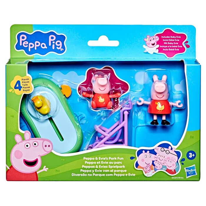 Peppa Pig Peppa'nın Anıları Oyun Seti Peppa ve Evie's Park Fun G0528