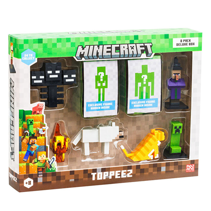 Minecraft 3D Figür Toppeez 8'li Delüks Set Model 4