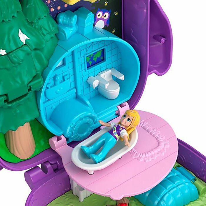 Polly Pocket ve Maceraları Oyun Setleri Baykuş Kamp Alanı GKJ47