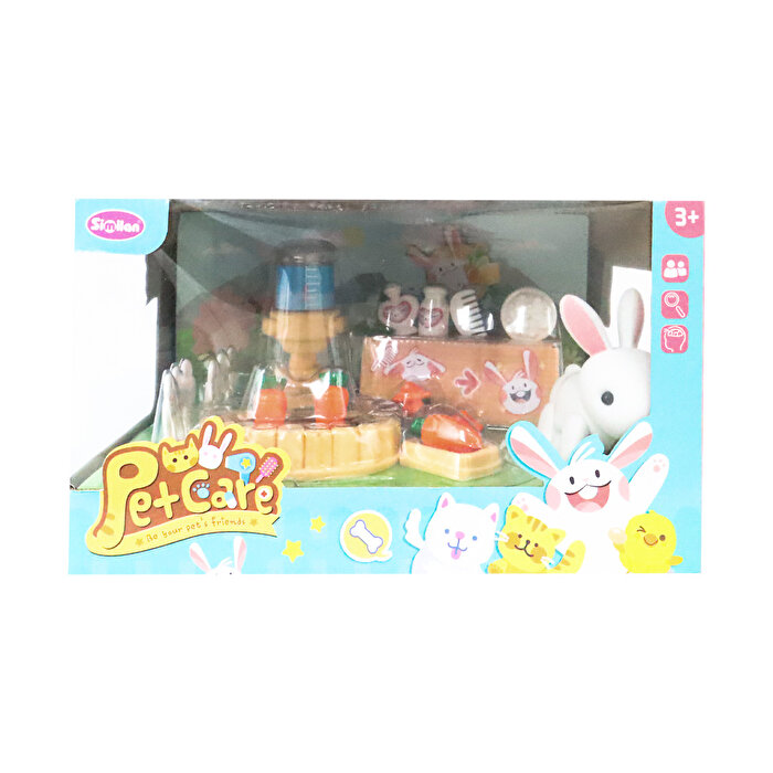 Pet Care Aksesuarlı Oyun Seti Tavşan