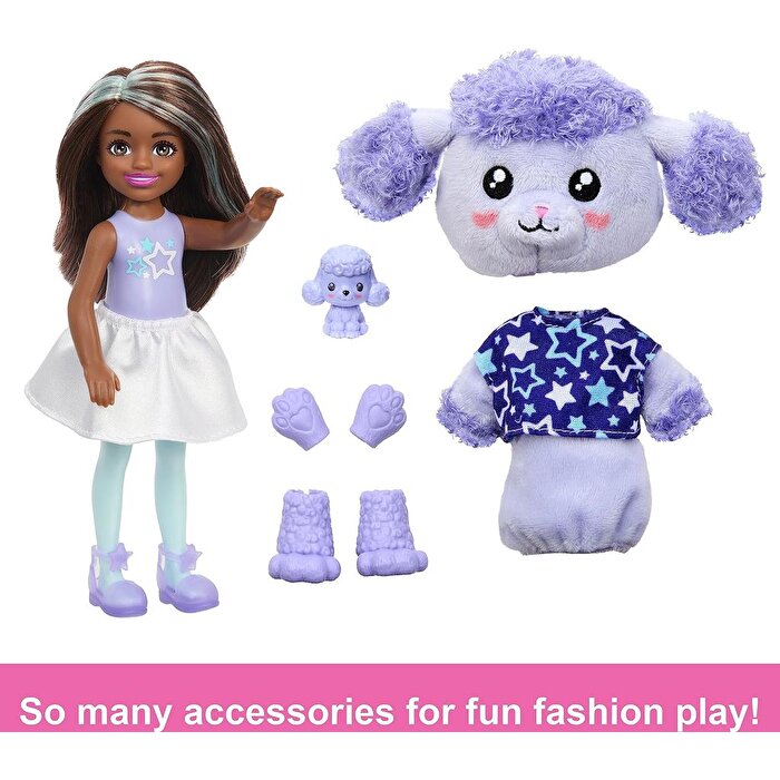 Barbie Cutie Reveal Bebekler Chelsea Sevimli Kostümler Serisi Kaniş HKR20