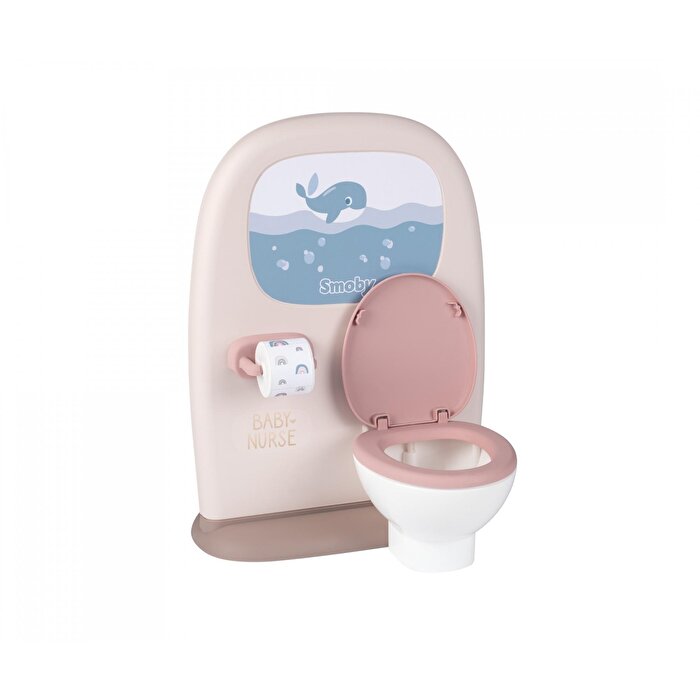 Smoby Baby Nurse Eğitici 2'si 1 Arada Tuvalet ve Lavabo Seti