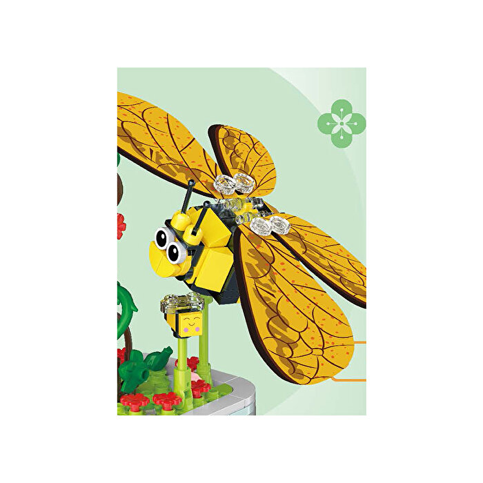 Mega Çi̇çekler ve Böcekler Yapı Blokları Arı