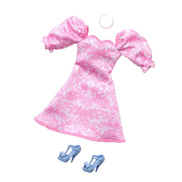 Barbie'nin Kıyafet Koleksiyonu Pembe Elbise HRH40